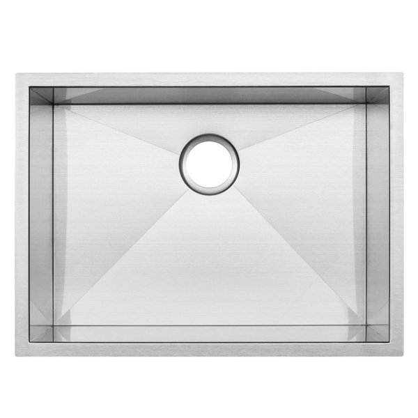Ticor Sinks Pacific Series 19'' W Single Bowl Stainless Steel